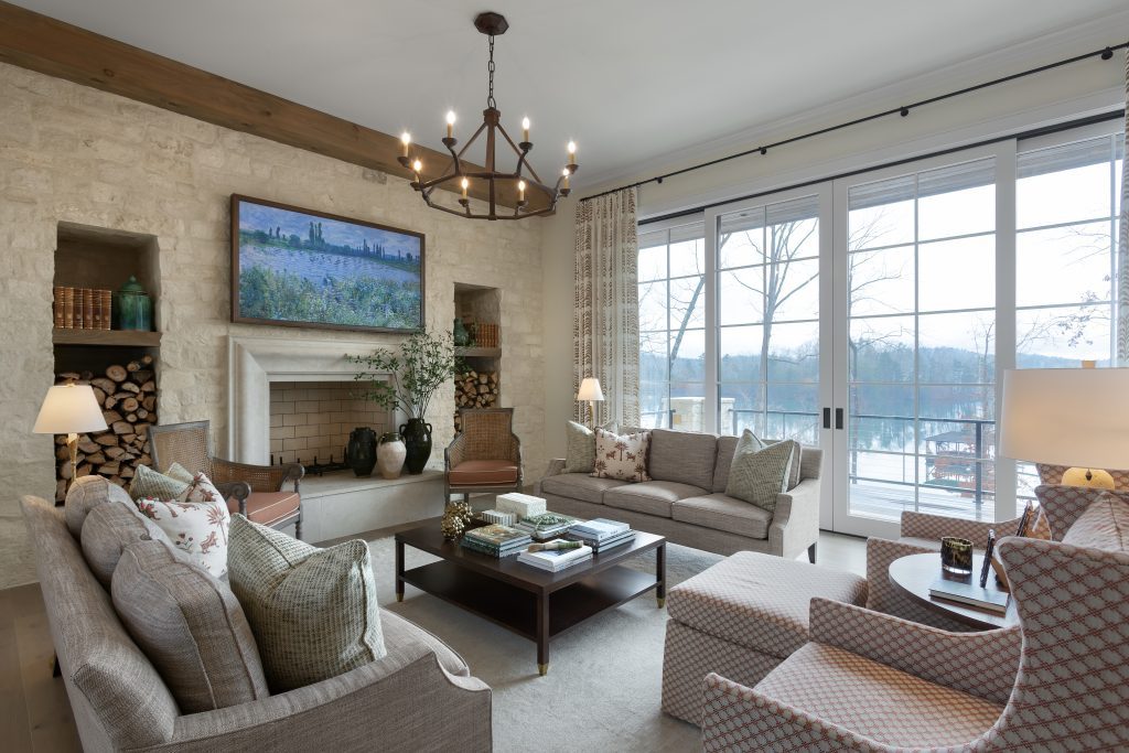 Bright, welcoming clean home interior