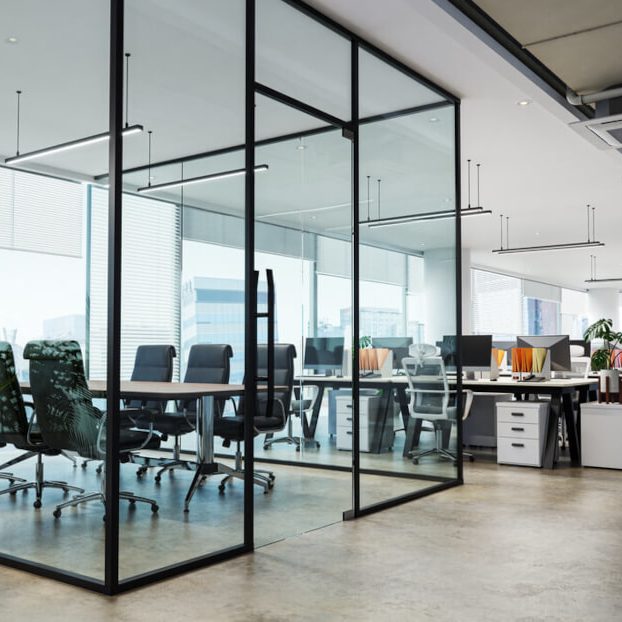 Clean modern office